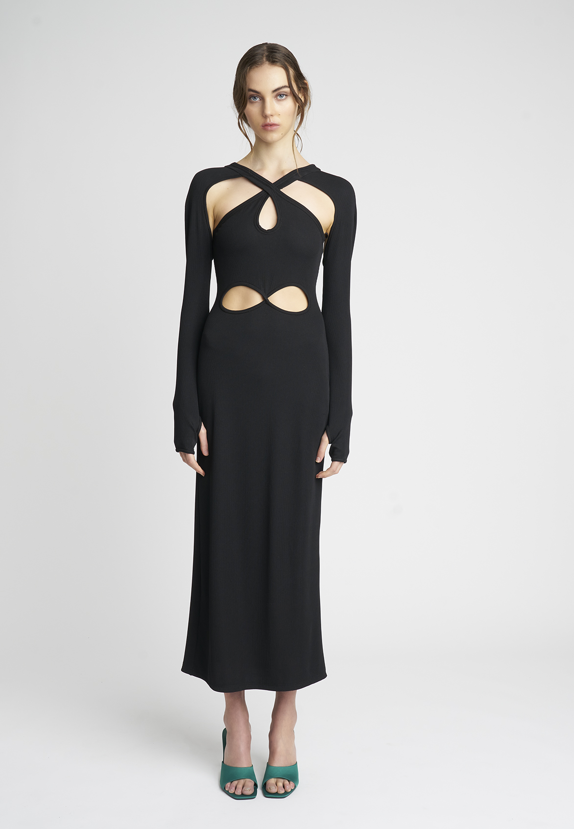 JACQUI DRESS (BLACK) | Nicola Finetti